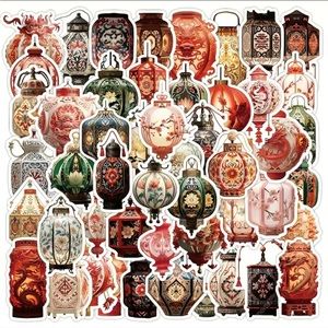 60 Pcs Festival Lanterns Vinyl Stickers Bundle Set